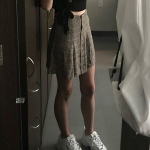 plaid american eagle skirt